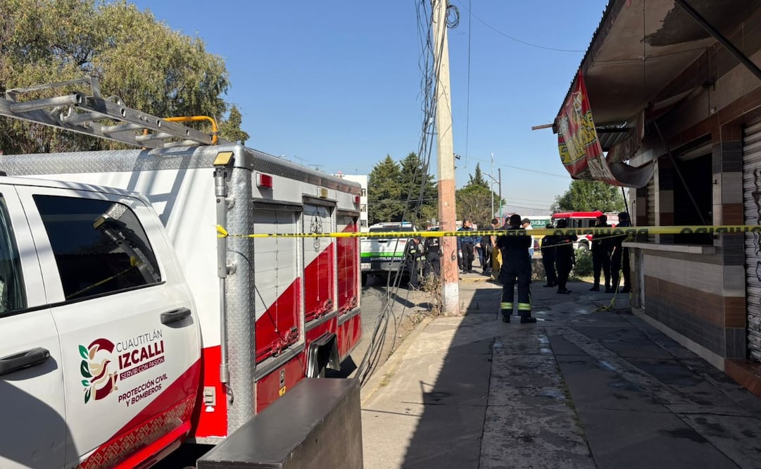 La zona se encuentra acordonada y en espera de la llegada de agentes periciales de la Fiscalía General de Justicia del Estado de México. Foto: Arturo Contreras