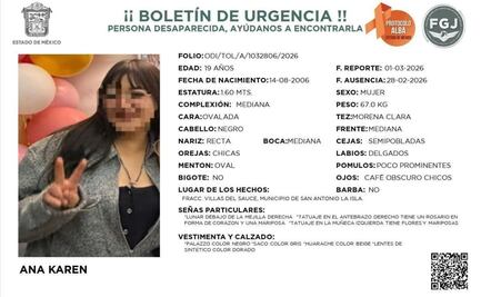 Hallan sin vida a Ana Karen en Metepec; había desaparecido tras abordar un Didi Moto en San Antonio la Isla