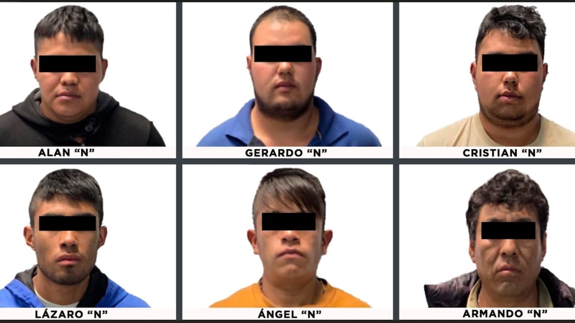 Los seis detenidos fueron trasladados al Centro Penitenciario y de Reinserción Social de El Oro. Foto Especial