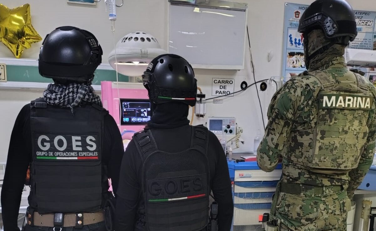 La bebé fue trasladada a un hospital / Foto Especial