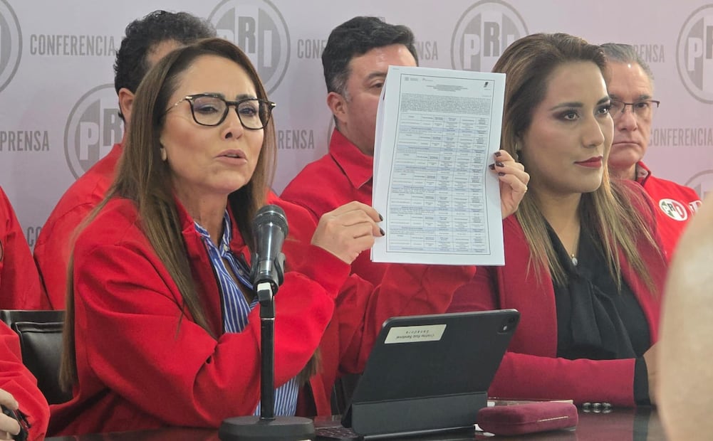 Cristina Ruiz Sandoval, dirigente estatal del PRI, exige transparentar los nombres de las empresas beneficiadas con contratos millonarios. Foto Especial