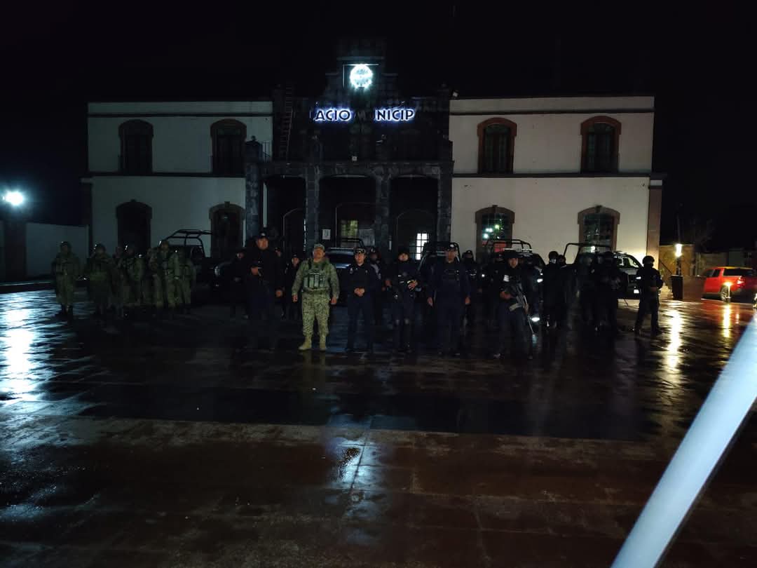 El operativo busca prevenir actos delictivos, reforzar la vigilancia y garantizar la tranquilidad de la ciudadanía en los municipios mencionados. Foto Especial