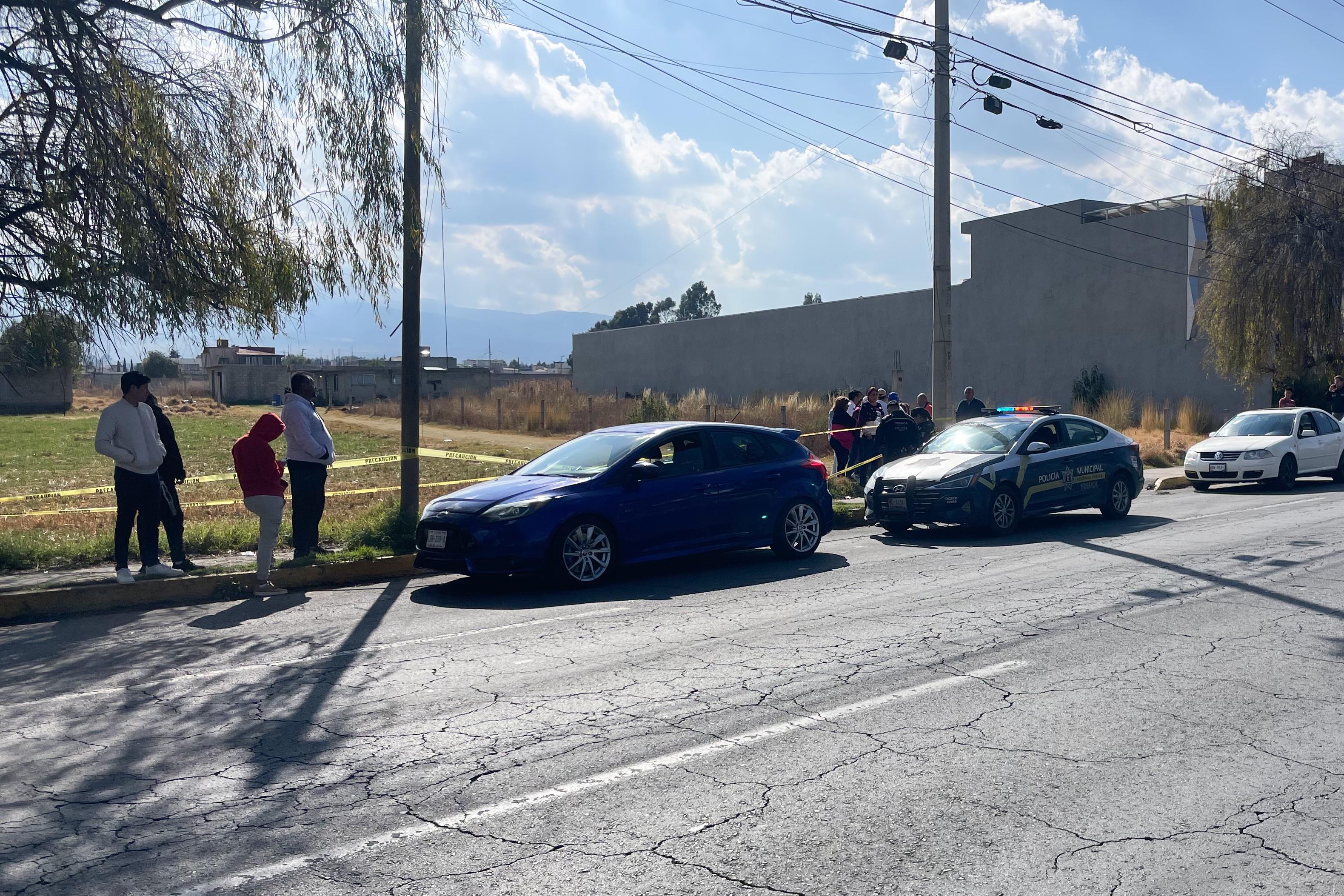 El incidente ocurrió sobre la Calzada al Pacífico, una de las principales vías de comunicación en Toluca. Foto Alejandro Vargas