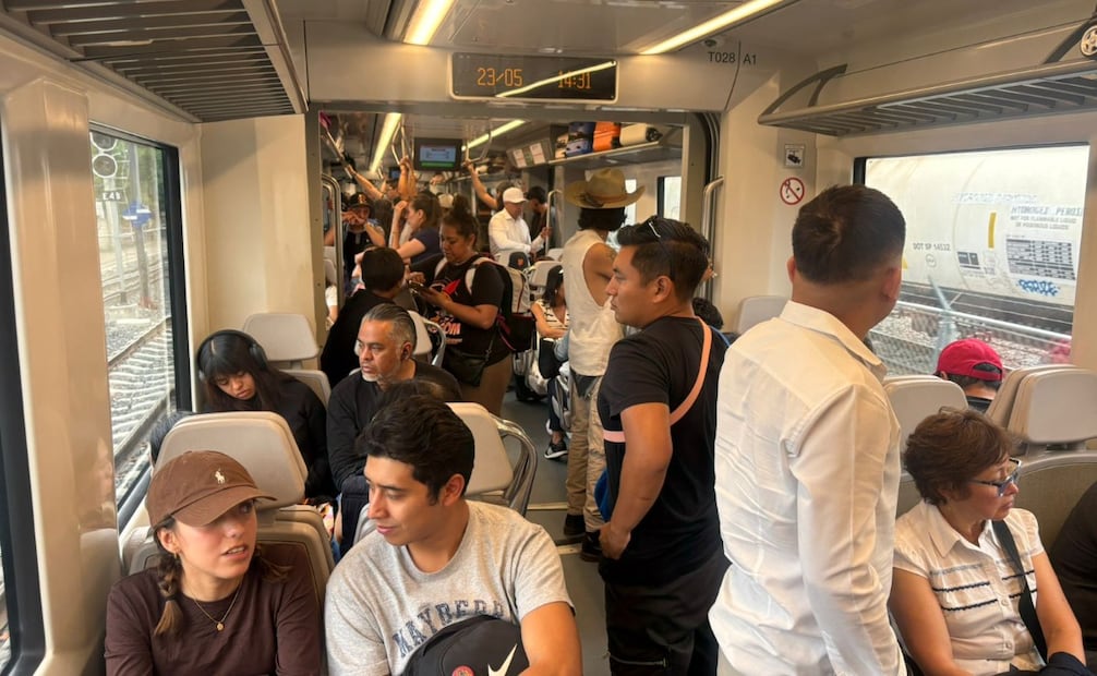 El Tren Suburbano conectará de forma directa la estación Buenavista en la CDMX con el Aeropuerto Internacional Felipe Ángeles. Foto Arturo Contreras / El Universal
