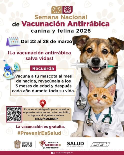 En la jornada participará personal del Instituto de Salud del Estado de México (ISEM), de los ayuntamientos, grupos comunitarios y voluntarios. Foto. Especial