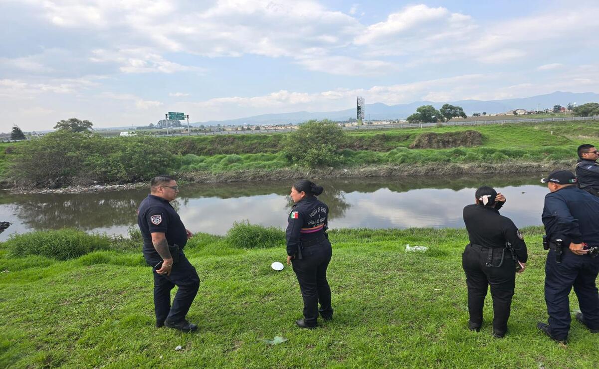 El hallazgo se registró esta tarde en las inmediaciones de la carretera Toluca–Temoaya / Foto: Especial
