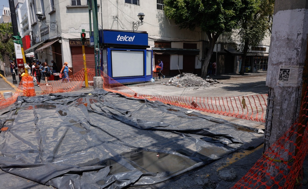 De acuerdo con Verónica Valdés, presidenta del Patronato Pro Centro Histórico, la combinación con el caos vial, se ha traducido en la disminución de flujo peatonal / Foto: Arturo Hernández