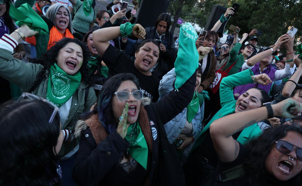 Celebran la despenalización del aborto Foto: Arturo Hernández
