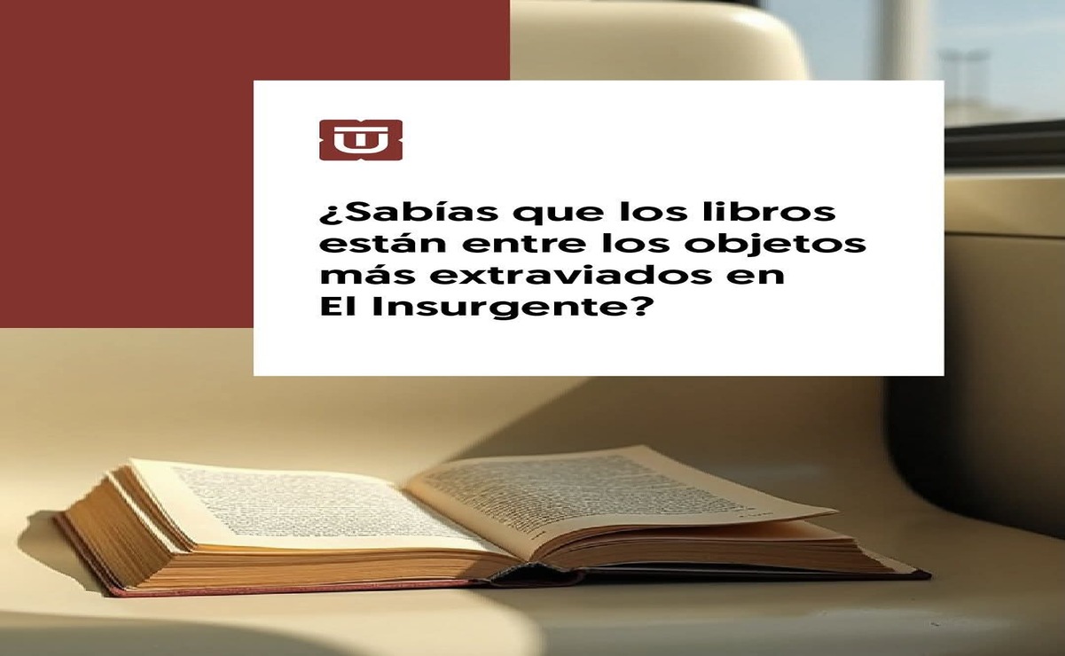 Los libros son los artículos más olvidados en el Tren "El Insurgente". Foto: Especial