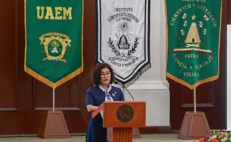 Patricia Zarza, rectora de la UAEMéx anuncia consulta para una nueva Ley Universitaria