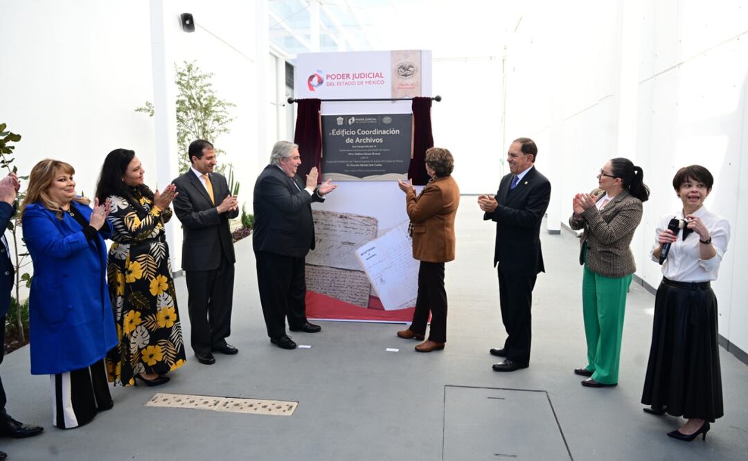 Delfina Gómez transforma la justicia en Edomex con inauguración de nuevo archivo judicial Foto: Especial