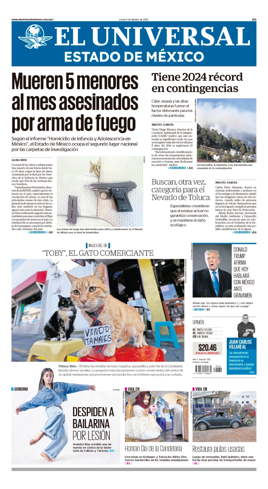 Portada 03 de febrero 2025