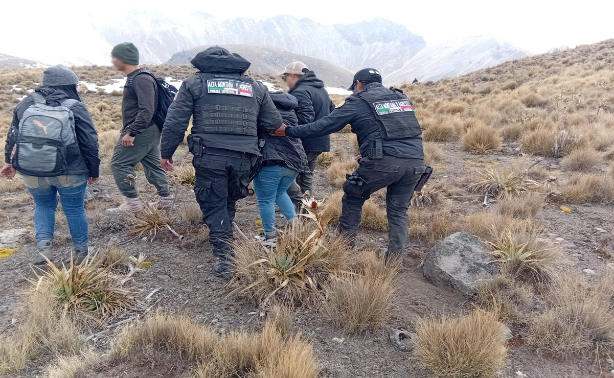 Durante su visita al Nevado, una menor de edad sufrió una caída / Foto Especial
