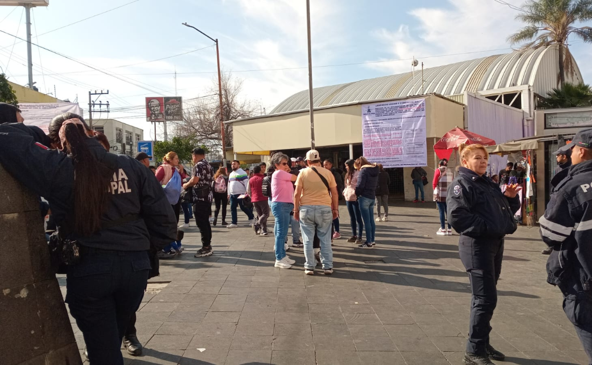 Salvaguardar la seguridad de los transeúntes, con la participación de 100 policías municipales / Foto: Especial