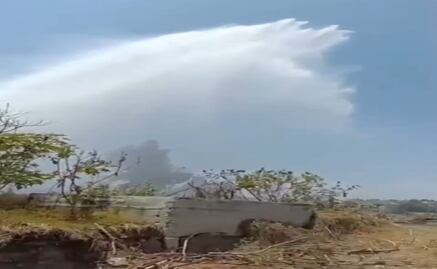 ¡Alerta en Cuautitlán! Se registra mega fuga de agua en el Ramal Teoloyucan