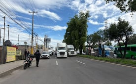 Amotac bloquea de manera parcial la carretera México-Querétaro; inicia concentración en Tultitlán