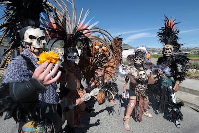 Bendicen la cosecha de cempasúchil en Tenango del Valle con ritual prehispánico