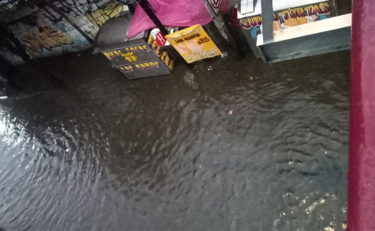¡Ecatepec y Coacalco bajo el agua! Foto: Especial