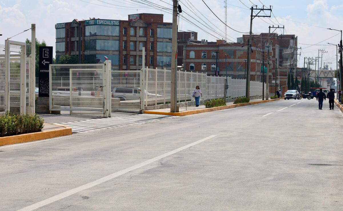 El alcalde de Metepec destacó que la obra fue posible gracias al diálogo con la empresa Galerías y a la voluntad de la ciudadanía. Foto: Especial