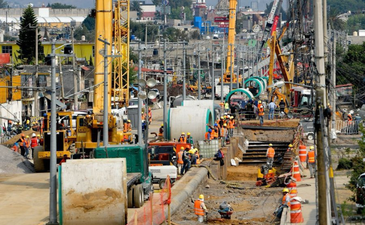 Fin a inundaciones en Chalco: Avanza construcción del Colector Tejones