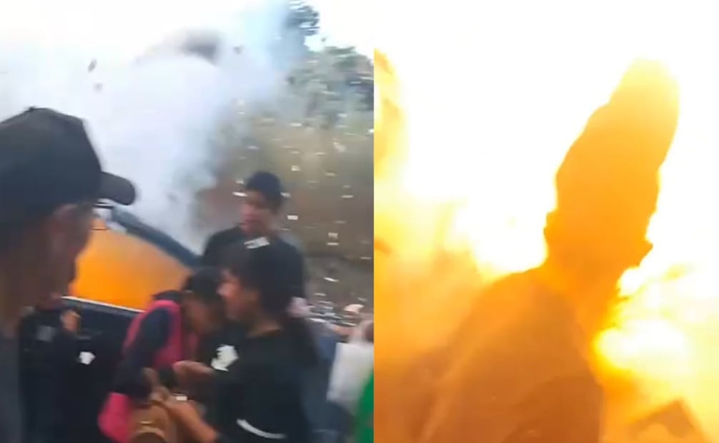 Tras la explosión hay personas heridas graves trasladadas a Lomas Verdes. Foto Especial