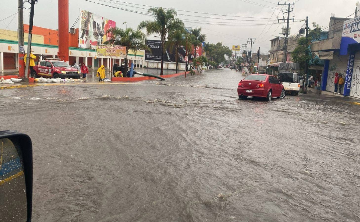 ¡Atención, Valle de Toluca! Fuertes lluvias causan estragos e inundaciones en la región