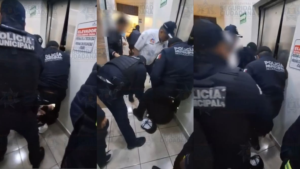 Paramédicos y personal médico valoran a los seis ciudadanos rescatados, quienes fueron reportados en estado estable. Foto Especial