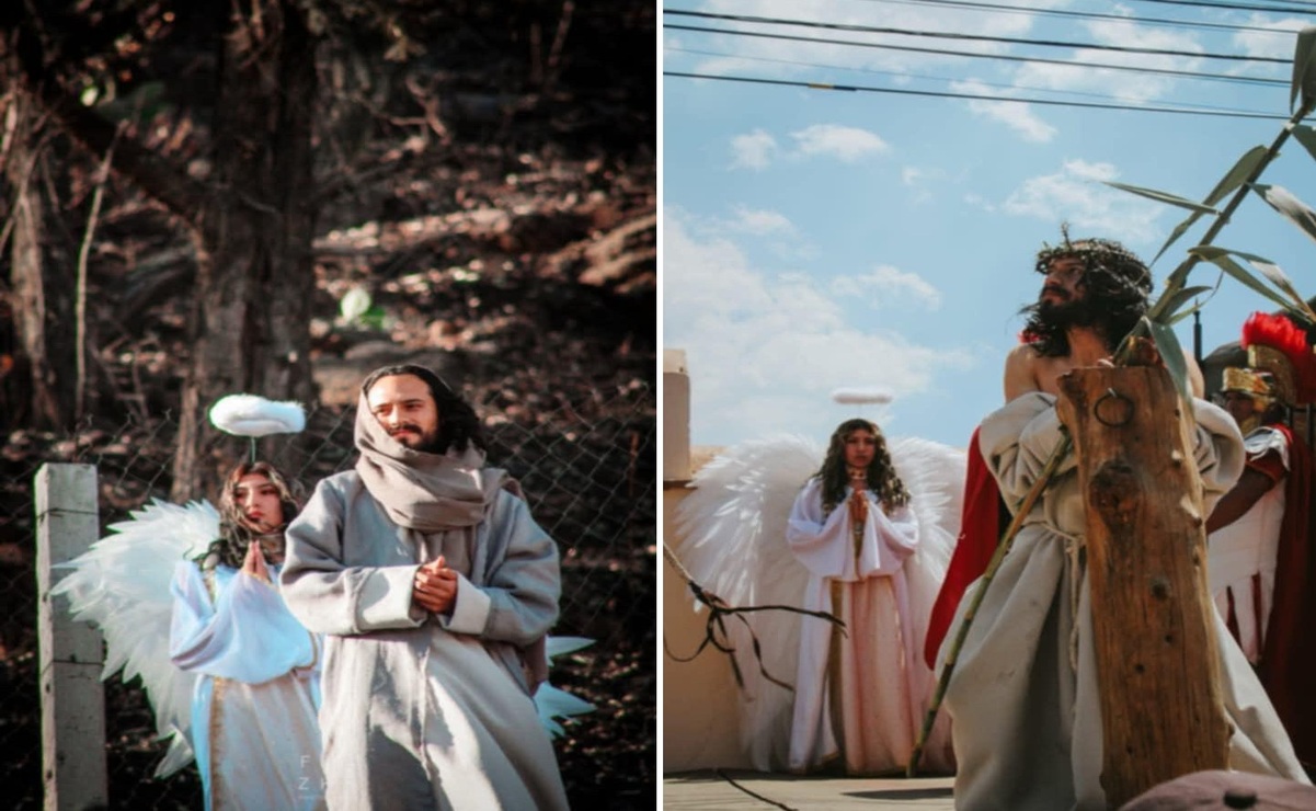 30 años tiene el grupo de la tradicional escenificación de la Pasión y Muerte de Cristo en San Mateo Oxtotitlán. Foto: Especial