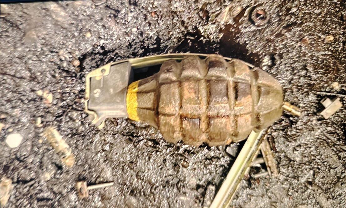 El artefacto fue retirado de la zona para evitar algún riesgo a la población. Foto Especial