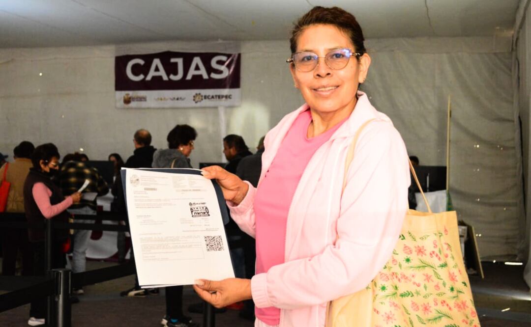 Adultos mayores de Ecatepec se benefician del programa "Borrón y Cuenta Nueva" y obtienen descuentos en sus pagos de servicios Foto: Especial