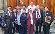 Azucena Cisneros se reúne con Claudia Sheinbaum en Palacio Nacional 