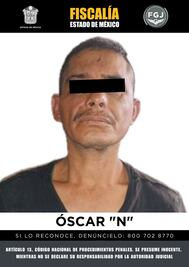 Vinculan a proceso a Óscar “N”; dejó mensaje intimidatorio luego de colaborar en la muerte de la víctima