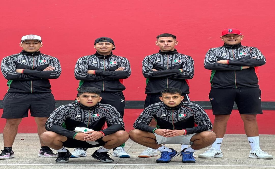 Integrantes de la Selección mexicana de Trinquete varonil. Foto: Especial