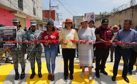 La pavimentación de calles y avenidas transforma la imagen urbana de Ecatepec