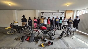 Caída múltiple en Toluca: 10 detenidos con armas, droga y motos retenidas