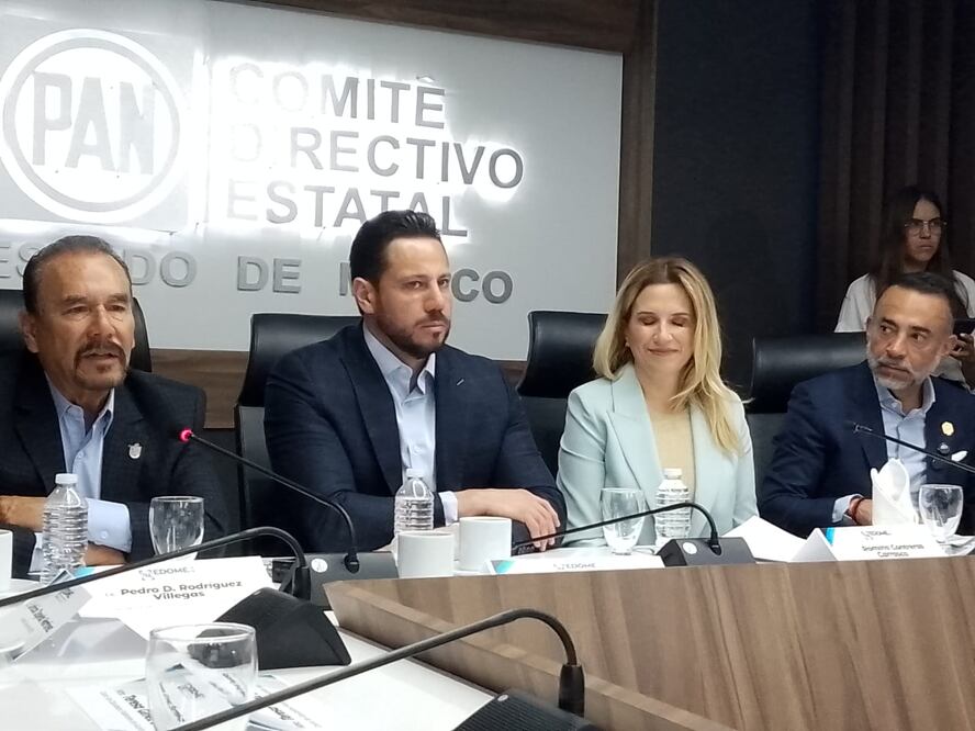 El dirigente estatal del PAN anunció la apertura del partido a ciudadanos que compartan sus principios y valores familiares. Foto Rebeca Jiménez