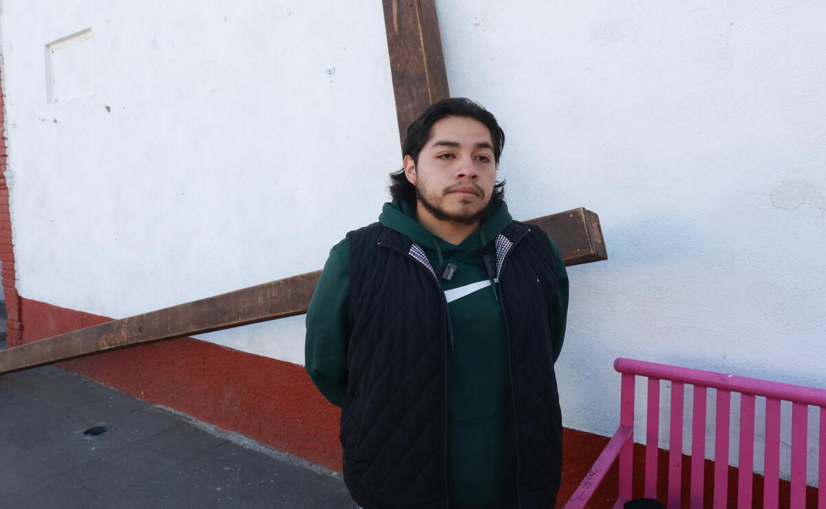 Desde los 5 años, Erick soñó con representar a Jesús de Nazareth en el viacrucis de Capultitlán. Foto: Alejandro Vargas / El Universal Estado de México