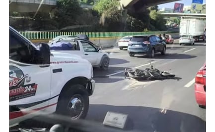 Accidente en la México-Querétaro deja un motociclista sin vida