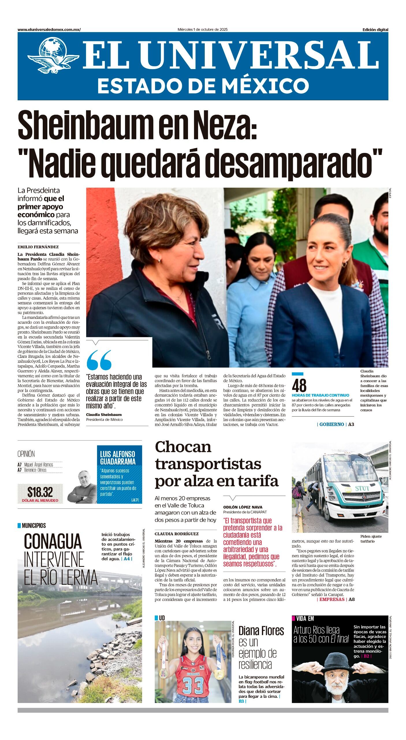 Portada 1 de octubre 2025