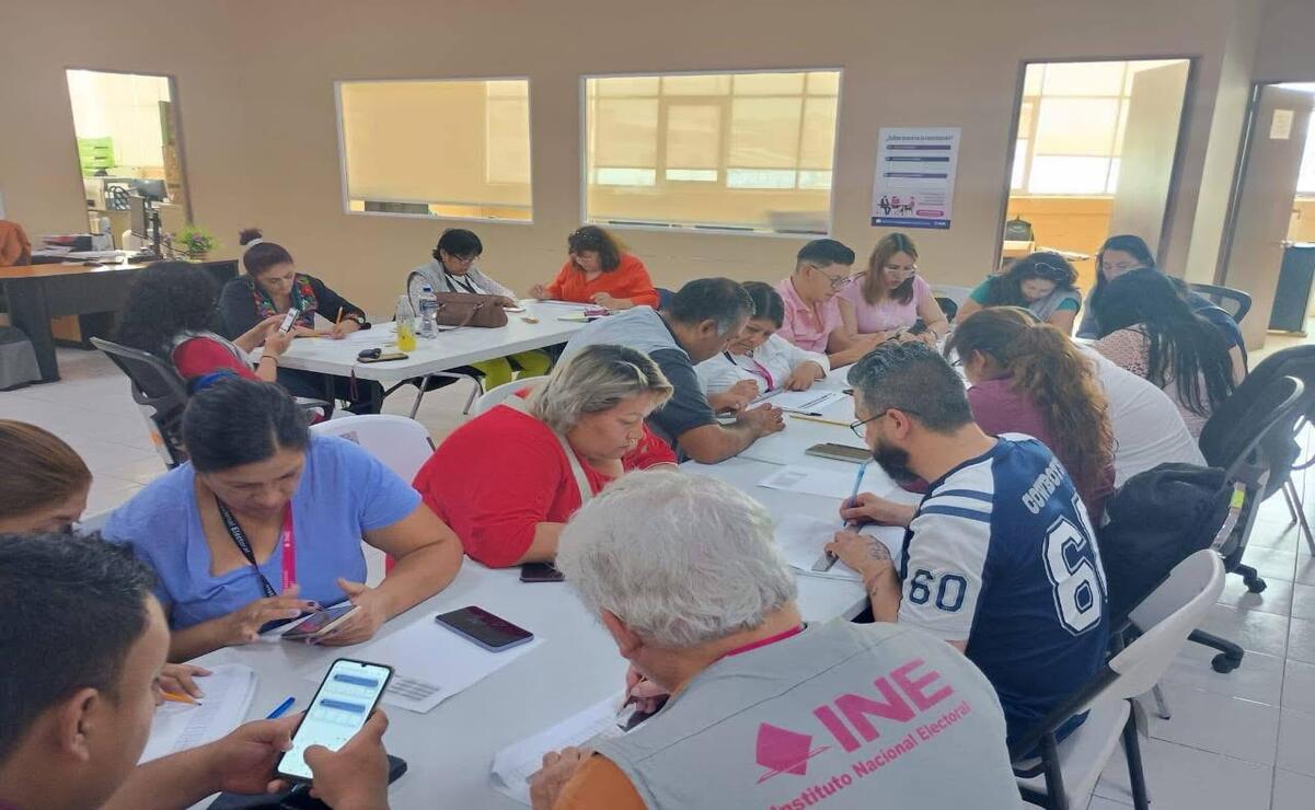 El Simulacro del Sistema de Cómputos tienen la finalidad de prepararse rumbo a las actividades operativas e informáticas que deberán desarrollar desde el 1 de junio. Foto: Especial