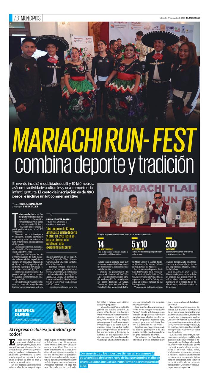 Portada 31 de agosto