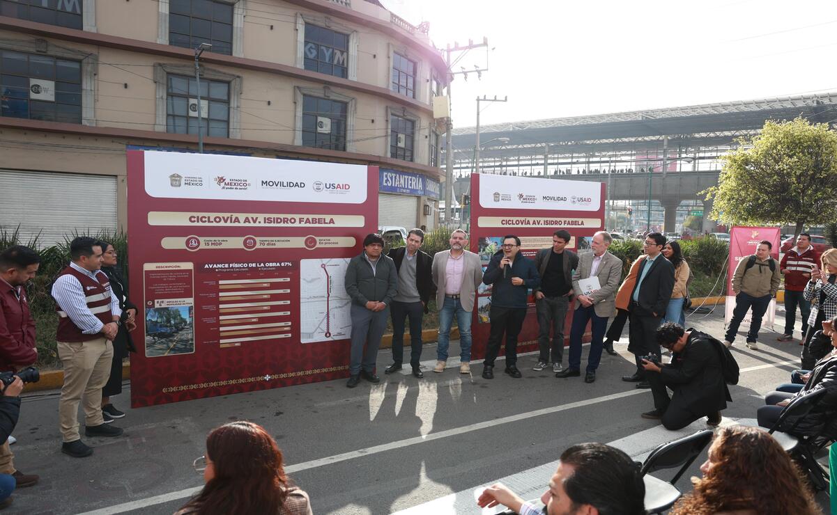 Sibaja González resaltó que el avance que se tuvo se dio gracias al apoyo del ITDP, quienes mejoraron el proyecto de la ciclovía. Foto: Especial