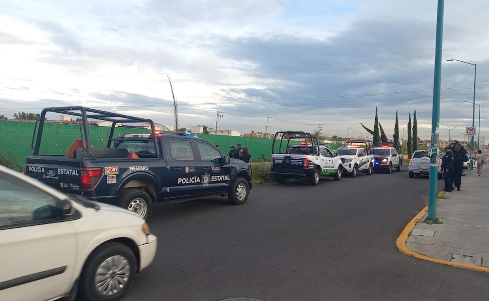 Elementos de la Guardia Civil de Tecámac acordonaron la zona donde ocurrió el ataque. Foto especial