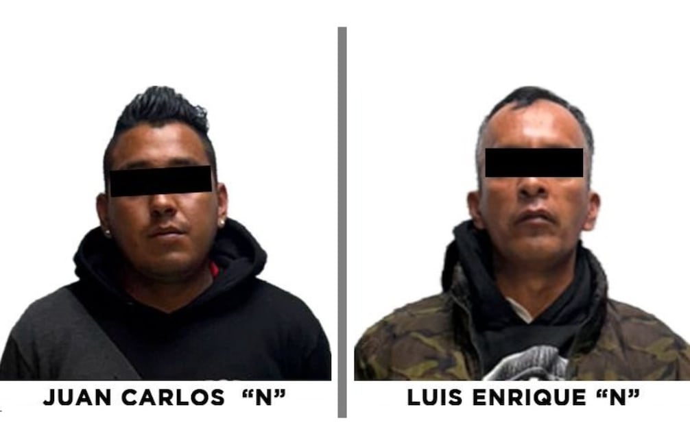 Luis Enrique “N” y Juan Carlos “N” fueron capturados y enfrentan una pena de hasta 70 años de prisión por el homicidio del interno. Foto Especial