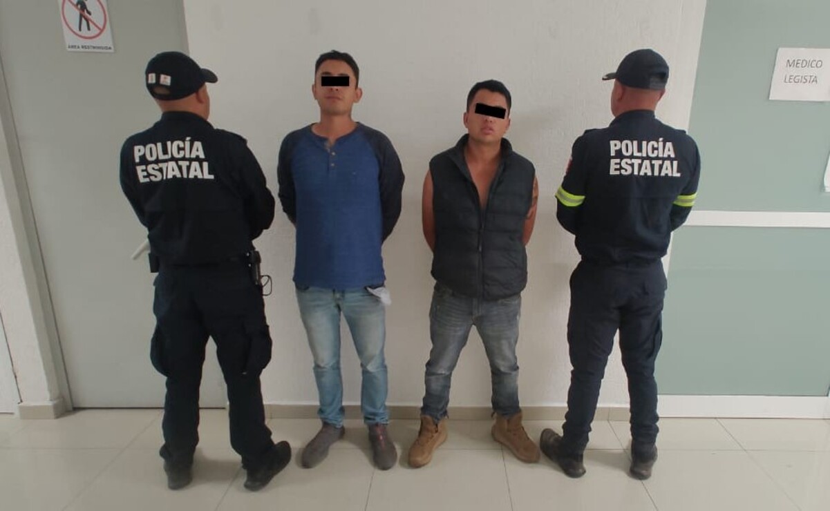 Cae pareja de extorsionadores en Villa Victoria