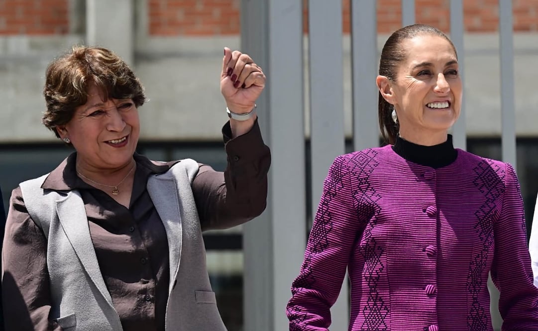La gobernadora Delfina Gómez Álvarez reiteró su respaldo a la presidenta Claudia Sheinbaum tras la presentación de su Segundo Informe de Gobierno. Foto especial