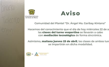 Suspende clases presenciales la Preparatoria No. 5 de la UAEMéx también por amenaza de tiroteo 