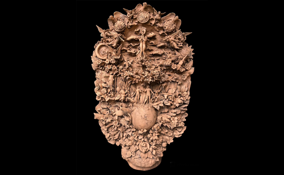Las manos de los Soteno han transformado el barro en arte. Este árbol de la vida es un testimonio de su pasión y dedicación. Foto: Especial