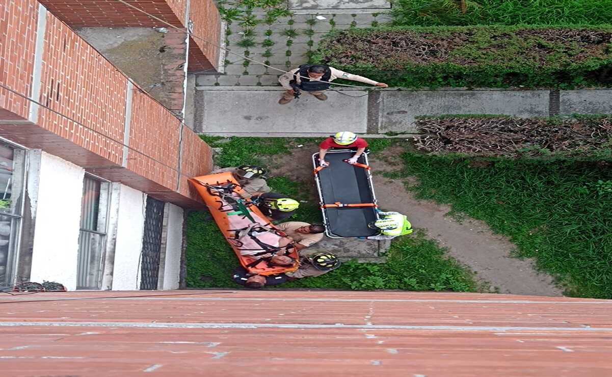 El incidente se registró alrededor de las 17:10 horas de este miércoles en el edificio marcado con el número 13 / Foto: Especial