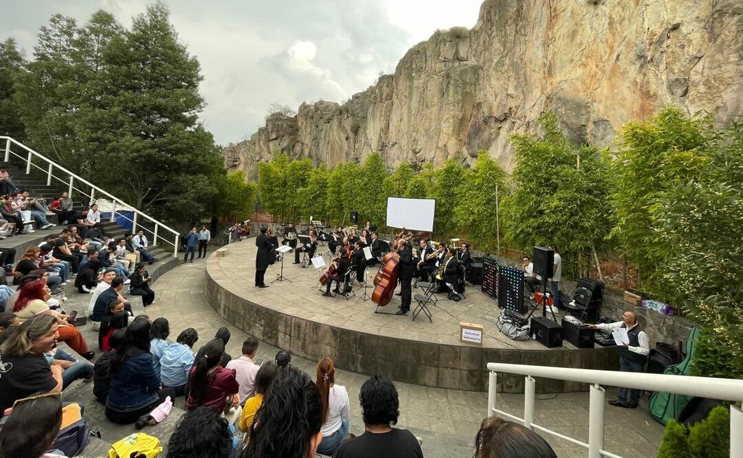 El concierto sinfónico de Harry Potter se llevó a cabo en el Parque Líbano, en Toluca. Foto: Especial